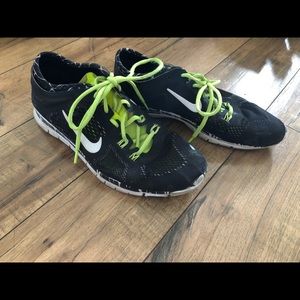 Nike Free Tri Fit 4 Black Neon Green / Yellow